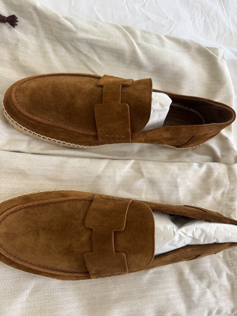 Hermes- Men's loafers/espadrille Dress Shoes